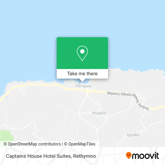 Captains House Hotel Suites map