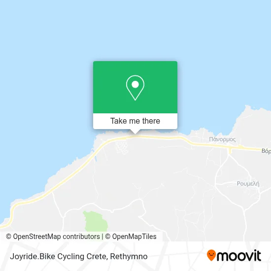 Joyride.Bike Cycling Crete map