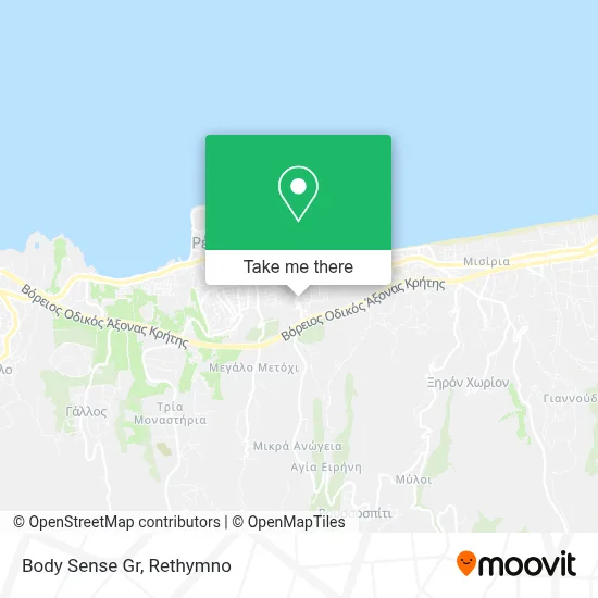 Body Sense Gr map