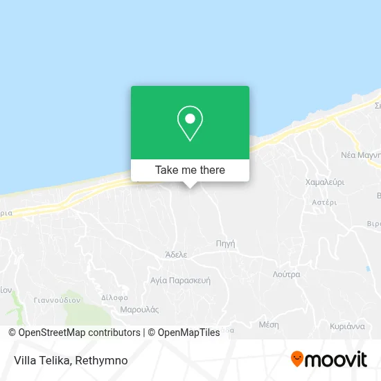 Villa Telika map