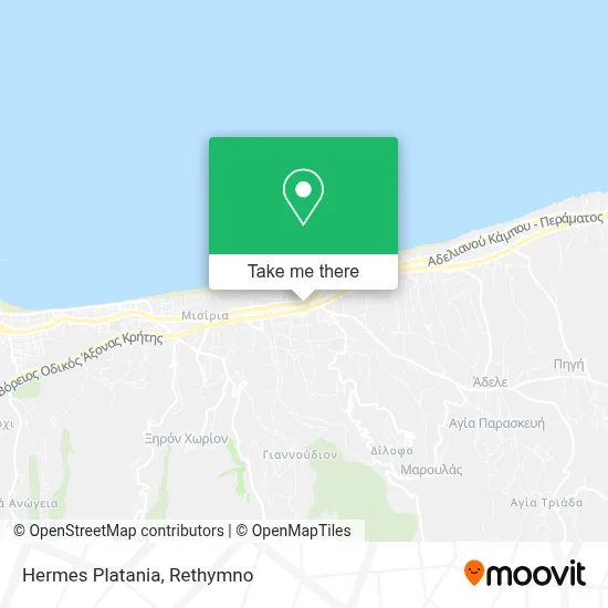 Hermes Platania map