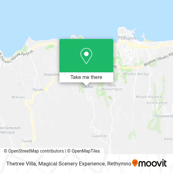 Thetree Villa, Magical Scenery Experience map