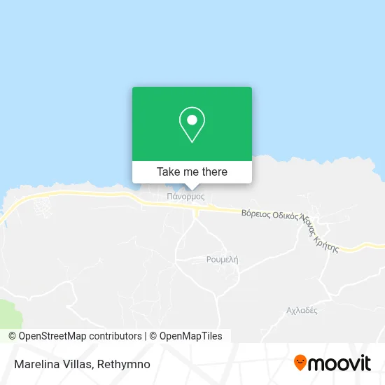 Marelina Villas map