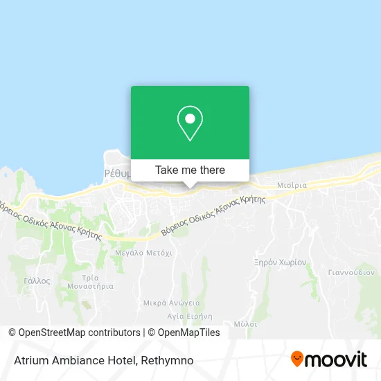Atrium Ambiance Hotel map