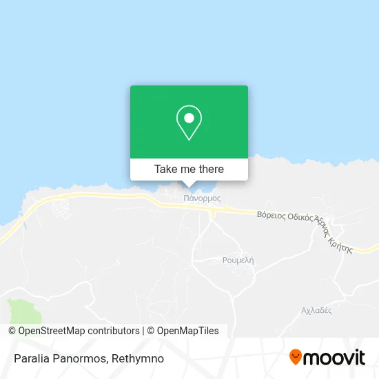 Paralia Panormos map