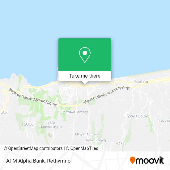 ATM Alpha Bank map