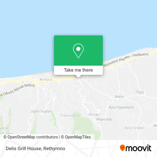 Delis Grill House map