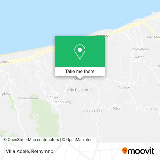 Villa Adele map
