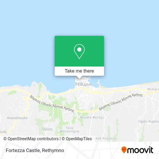 Fortezza Castle map
