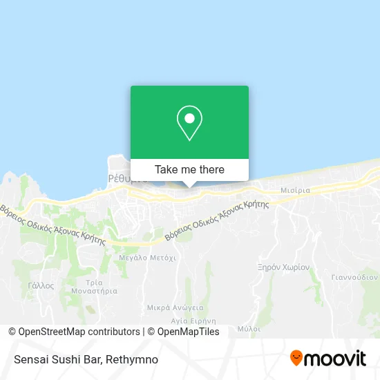 Sensai Sushi Bar map