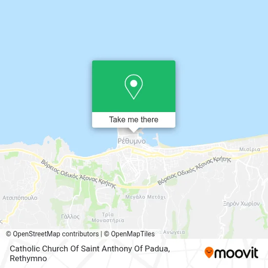 Catholic Church Of Saint Anthony Of Padua map