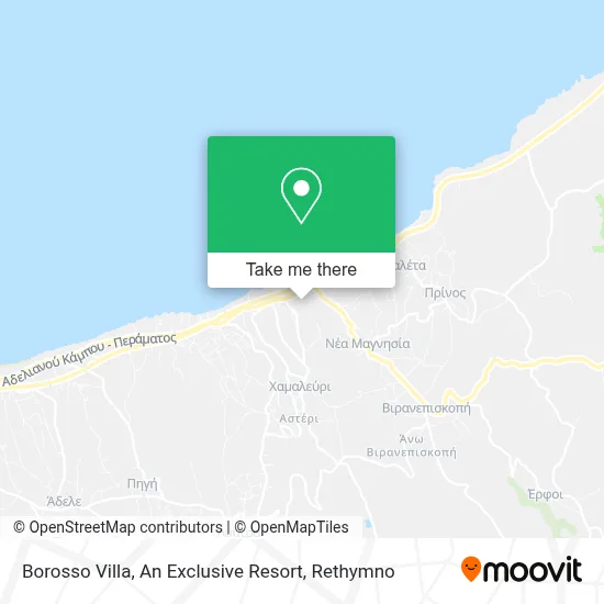 Borosso Villa, An Exclusive Resort map