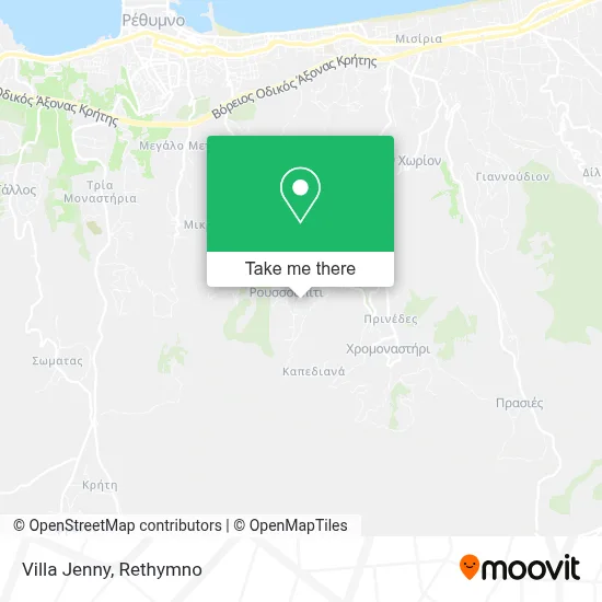 Villa Jenny map