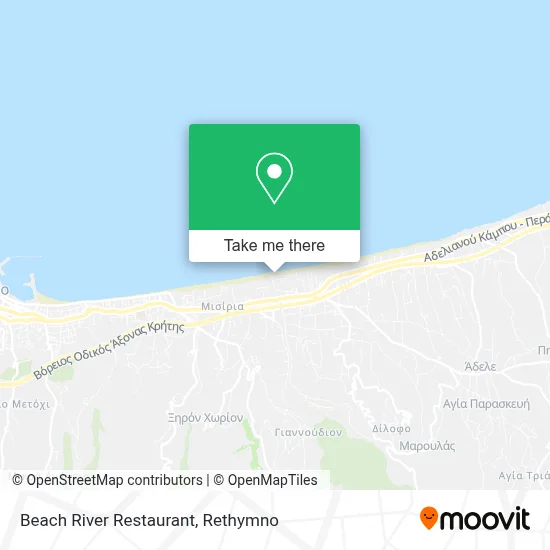 Beach River Restaurant map
