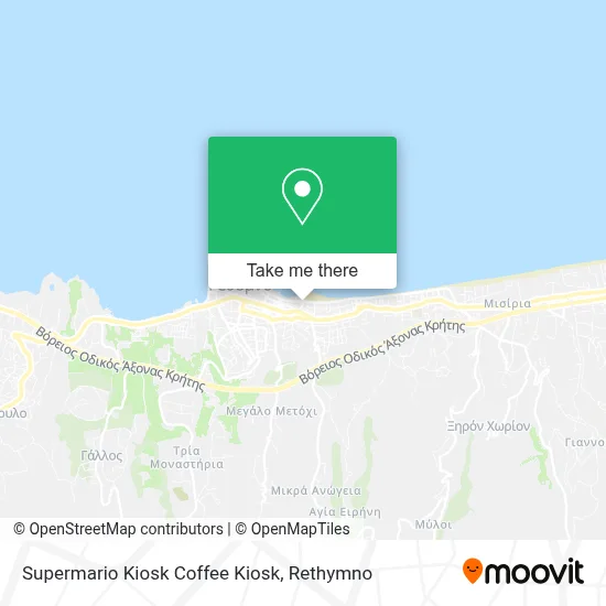 Supermario Kiosk Coffee Kiosk map