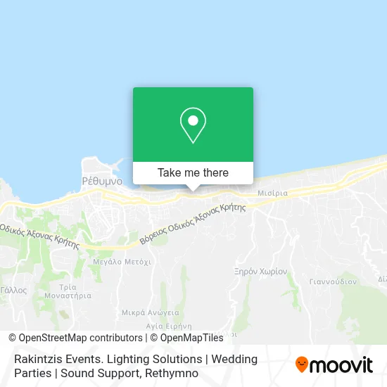 Rakintzis Events. Lighting Solutions | Wedding Parties | Sound Support map