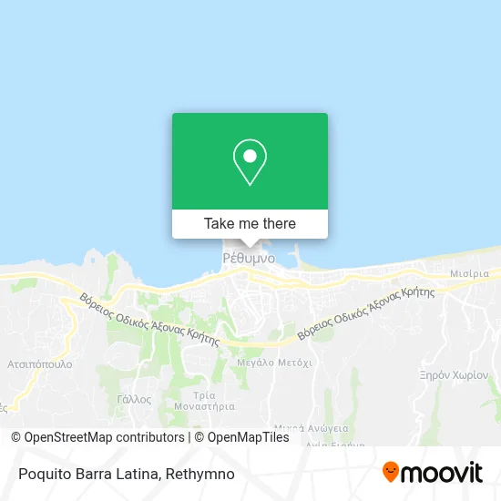 Poquito Barra Latina map