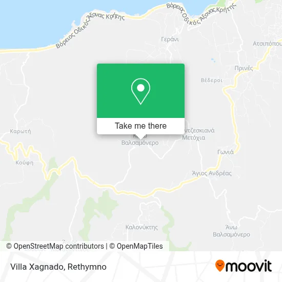 Villa Xagnado map