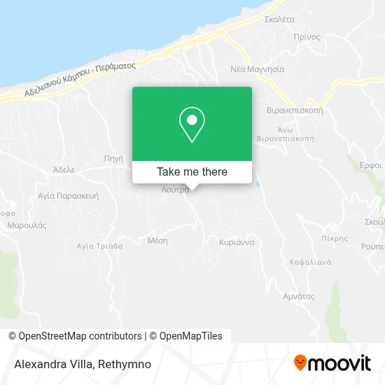 Alexandra Villa map