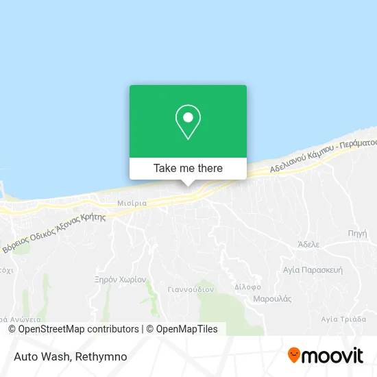 Auto Wash map