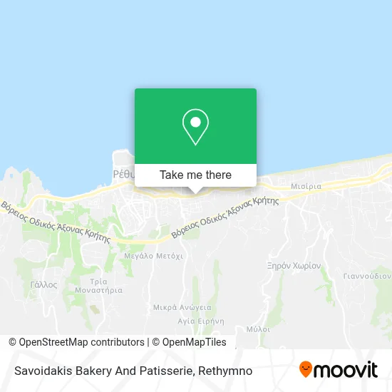 Savoidakis Bakery And Patisserie map