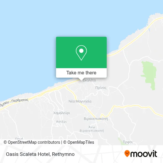 Oasis Scaleta Hotel map