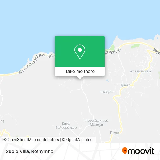 Suolo Villa map