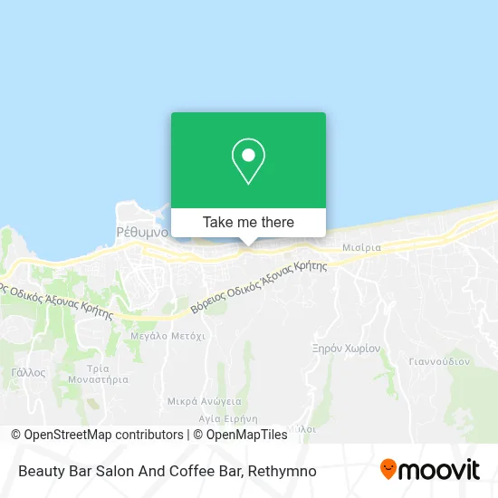 Beauty Bar Salon And Coffee Bar map