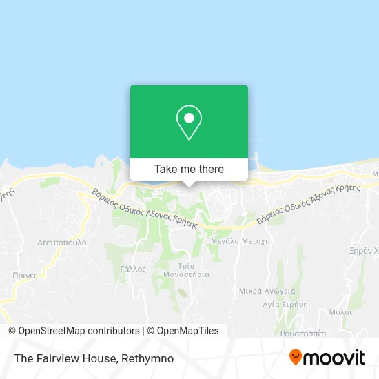 The Fairview House map