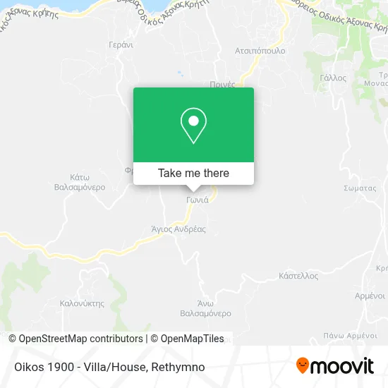 Oikos 1900 - Villa/House map