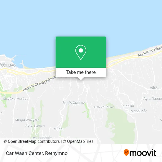 Car Wash Center map