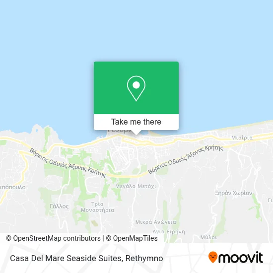 Casa Del Mare Seaside Suites map