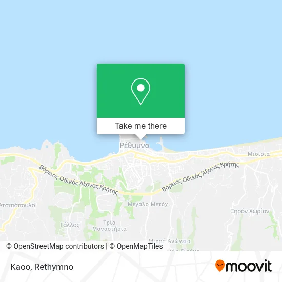 Kaoo map