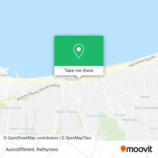 Autodifferent map