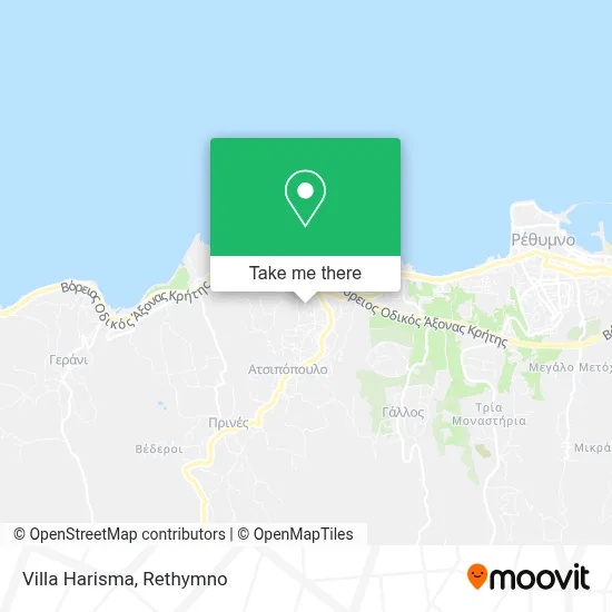 Villa Harisma map