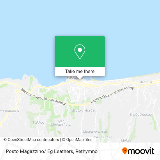 Posto Magazzino/ Eg Leathers map