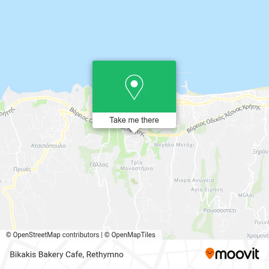 Bikakis Bakery Cafe map