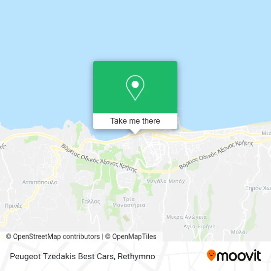 Peugeot Tzedakis Best Cars map