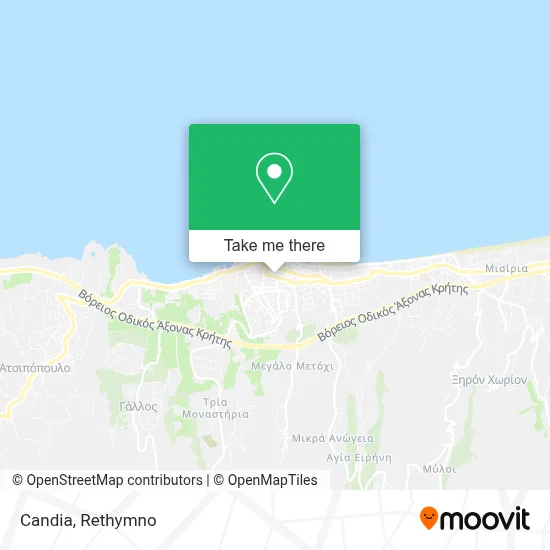 Candia map