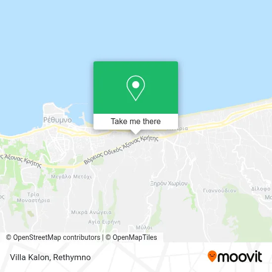 Villa Kalon map
