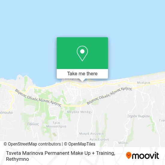 Tsveta Marinova Permanent Make Up + Training map