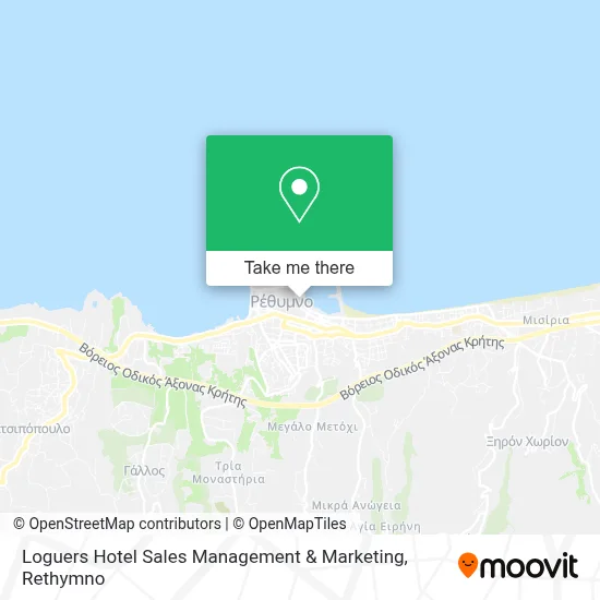 Loguers Hotel Sales Management & Marketing map