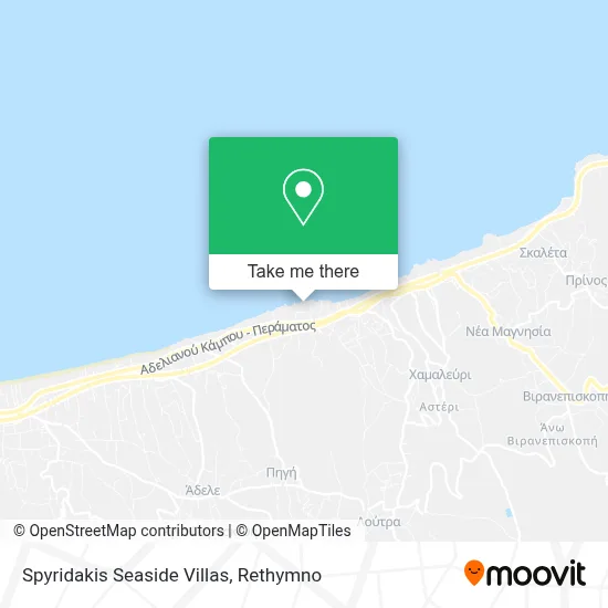 Spyridakis Seaside Villas map