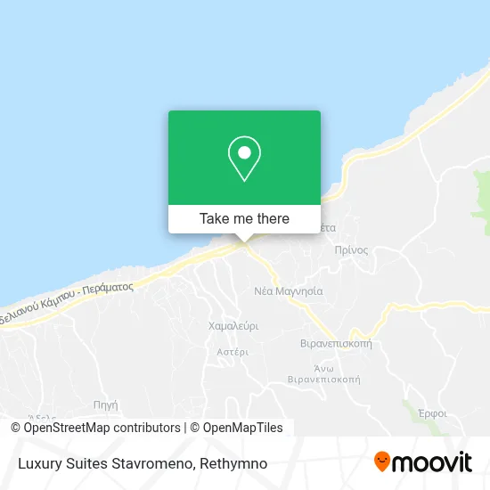 Luxury Suites Stavromeno map
