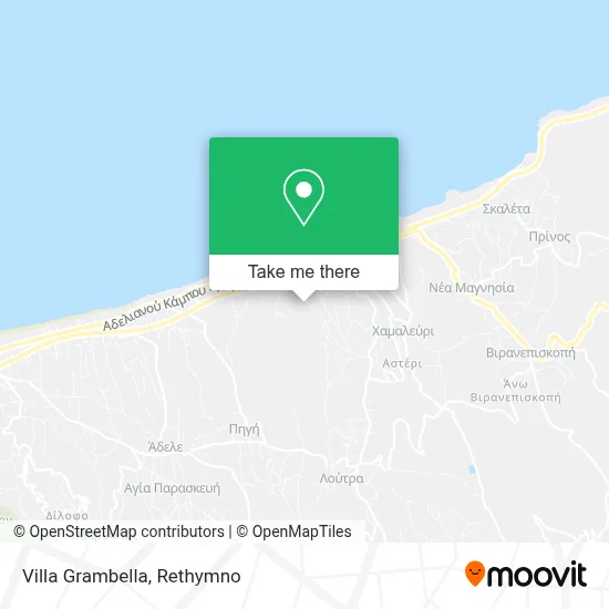 Villa Grambella map