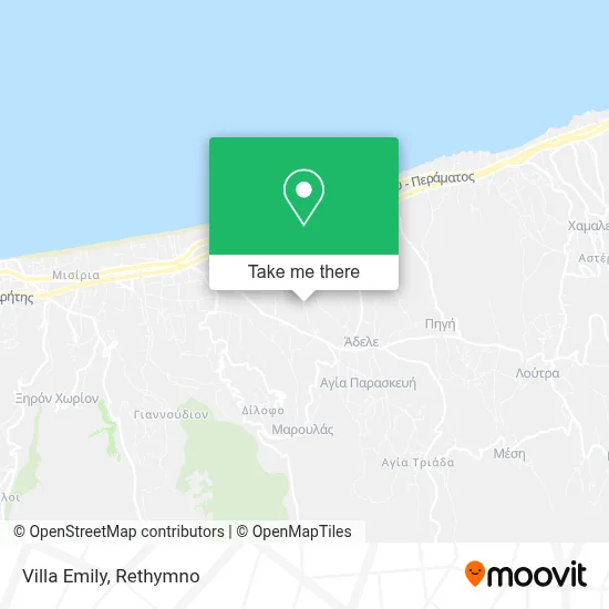 Villa Emily map