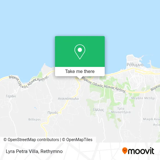 Lyra Petra Villa map