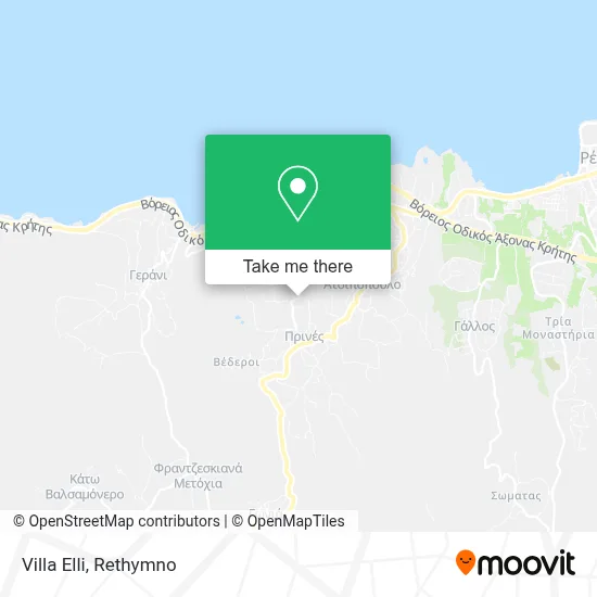 Villa Elli map