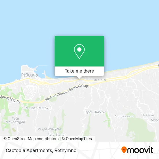 Cactopia Apartments map