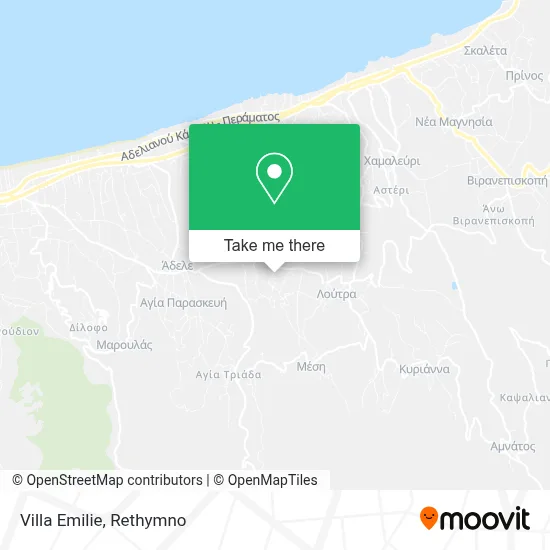 Villa Emilie map